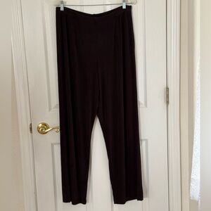 Chico's Travelers size 16 Dark Chocolate Brown Pants